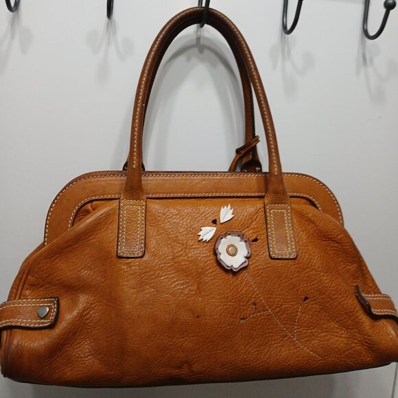 Luella Designer Leather Satchel🤎 - Picture 9 of 14